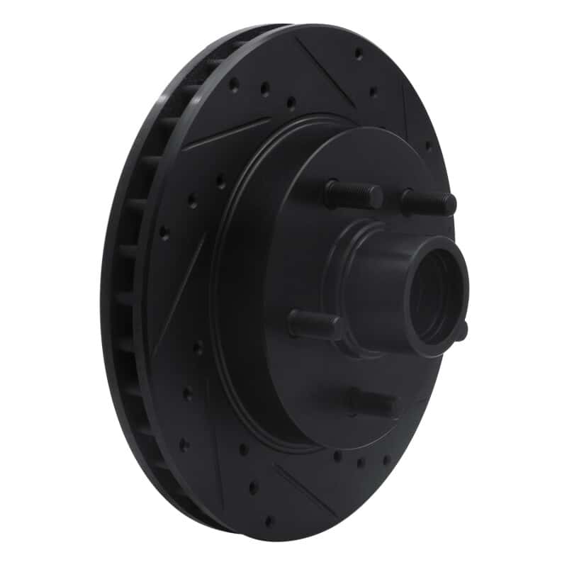 R1 Concepts — R1 88-94 Chevrolet C1500 Front Right Drilled & Slotted Black Brake Rotor
R1 Brake Rotor Drill - view 2