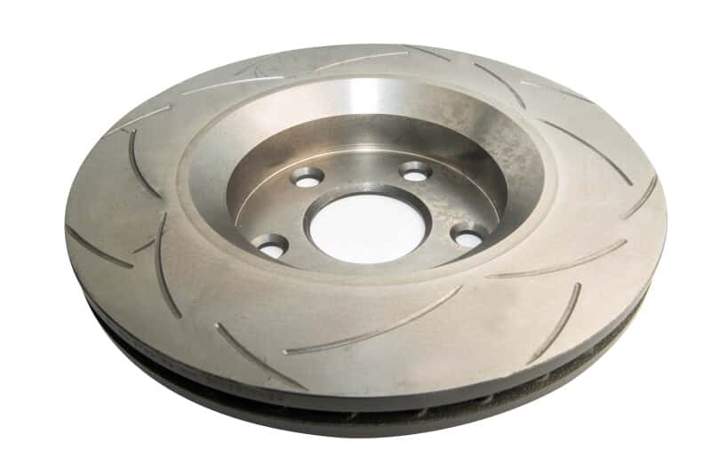 DBA — DBA 07-18 Jeep Wrangler (332mm Front Rotor) Front Slotted Street Series Rotor
T2 Street Series
Brake Rotor - view 3