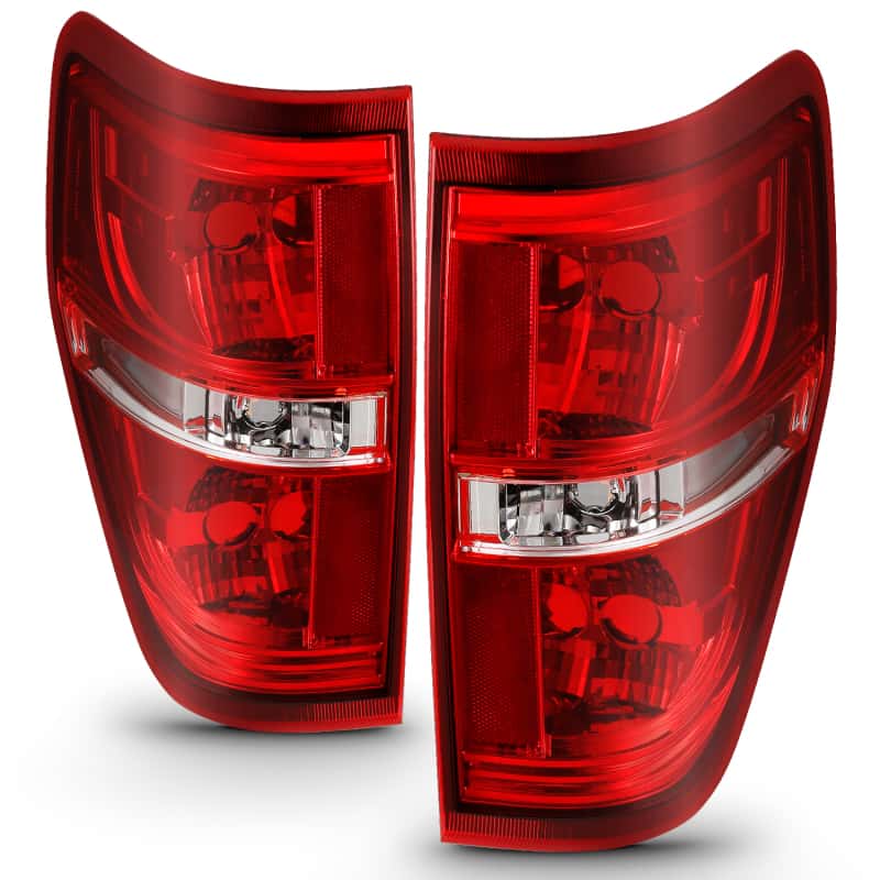 ANZO — ANZO 2009-2014 Ford F-150 Euro Taillight Red/Clear (W/O Bulb)
Tail Light Set
TAILLIGHTS - view 2