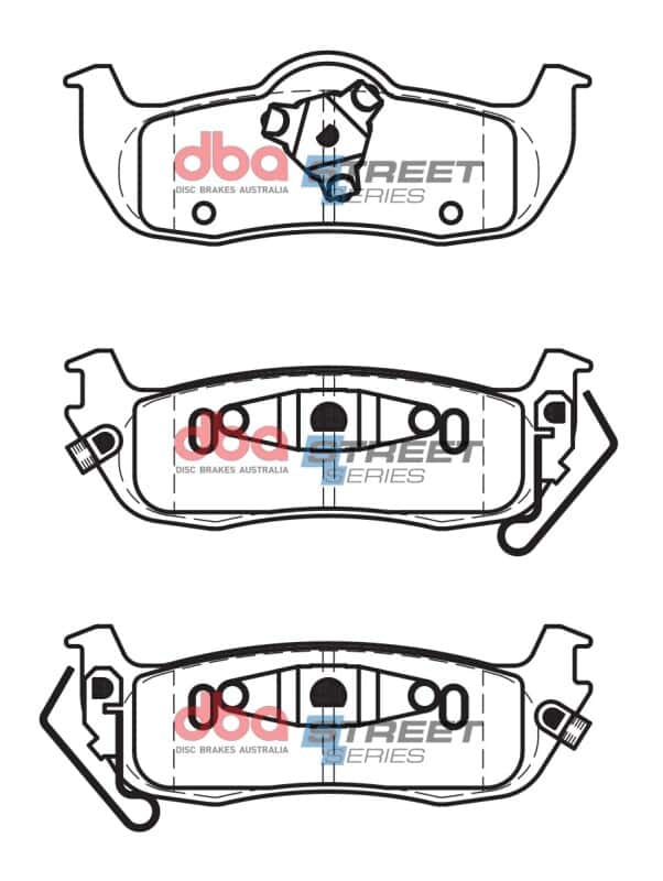 DBA — DBA 05-10 Infiniti QX56 Street Series Rear Brake Pads
Brake Pad - view 2