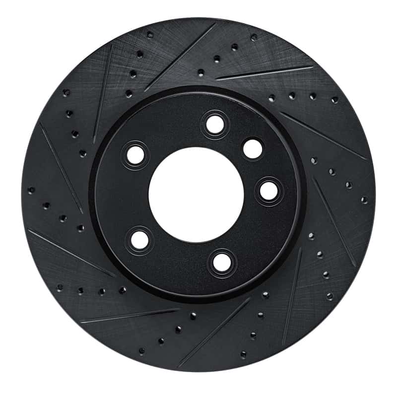 R1 Concepts — R1 03-18 Porsche Cayenne Left Front Drilled & Slotted Black Brake Rotor
R1 Brake Rotor Drill - view 1