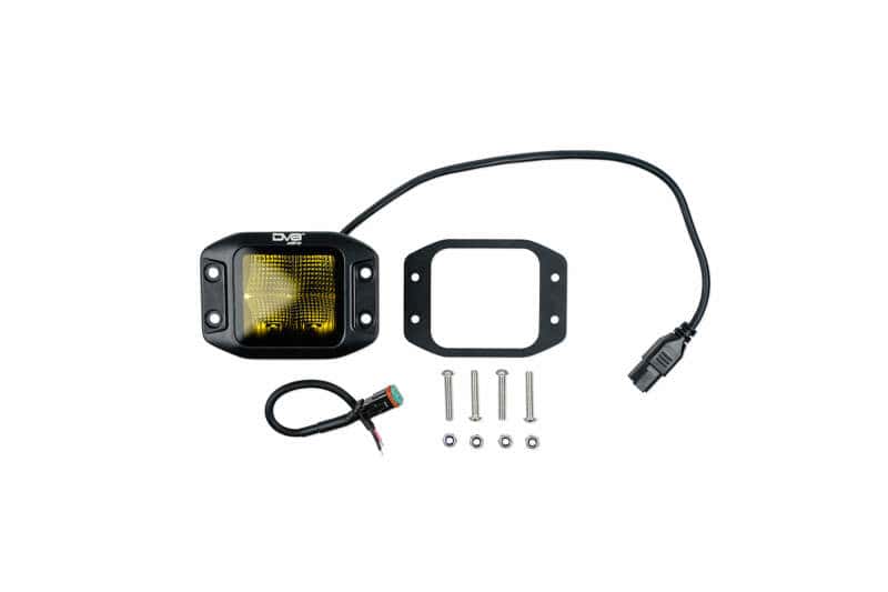 DV8 Offroad — DV8 3-Inch Elite Series LED Amber Flush Mount Pod Light - view 16