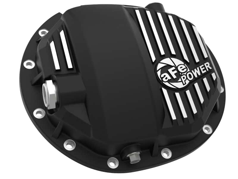 aFe — aFe Power Pro Series AAM 9.5/9.76 Rear Diff Cover Black w/Mach Fins 14-19 GM Silverado/Sierra 1500
Differential Cover - view 2