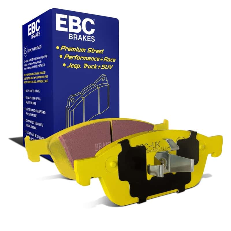 EBC — EBC 12+ Ford Focus 2.0 Turbo ST Yellowstuff Front Brake Pads
Disc Brake Pad - view 1