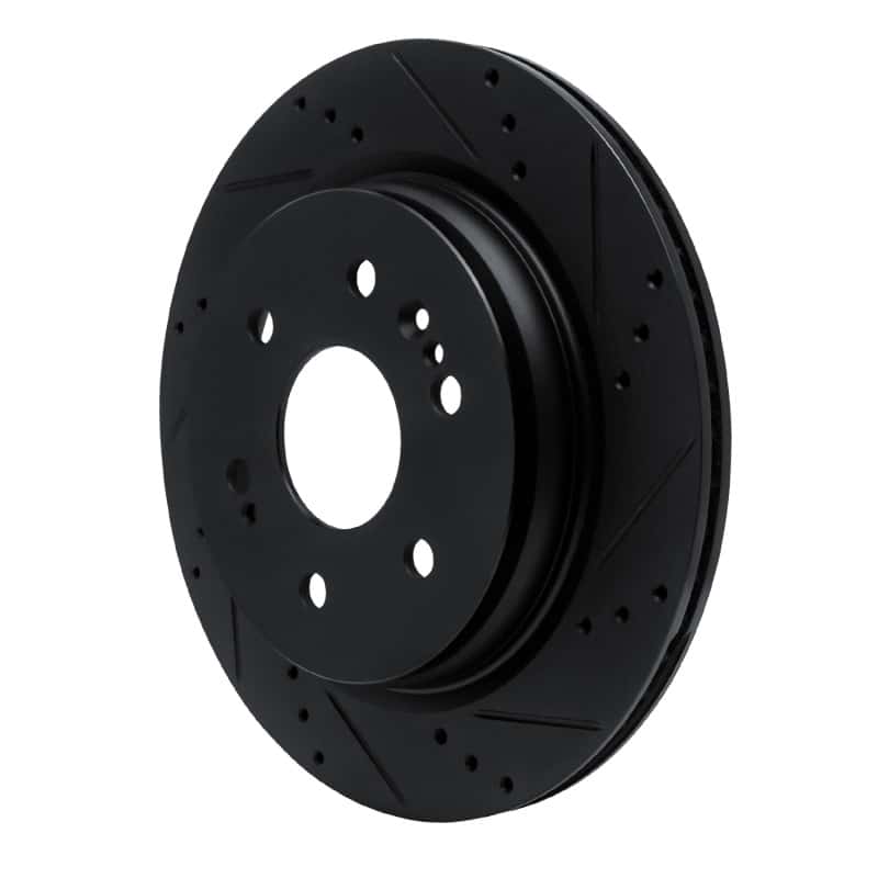R1 Concepts — R1 19-25 Cadillac Escalade ESV Rear Right Drilled & Slotted Black Brake Rotor
R1 Brake Rotor Drill - view 2