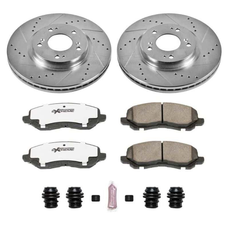 PowerStop — Power Stop 06-12 Mitsubishi Eclipse Front Z26 Street Warrior Brake Kit - view 1