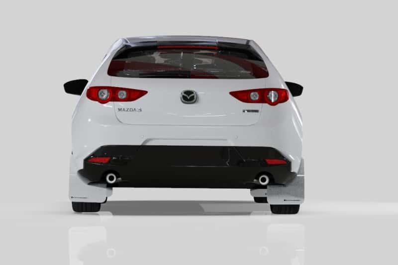 Rally Armor — Rally Armor 19-26 Mazda3 Hatchback Black UR Mud Flap w/Dark Grey Logo
Mud Flap - view 8