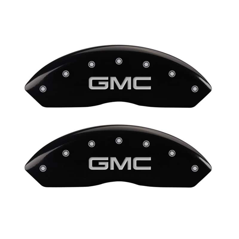 MGP — MGP Front set 2 Caliper Covers Engraved Front GMC Black finish silver ch
Caliper Covers - view 1