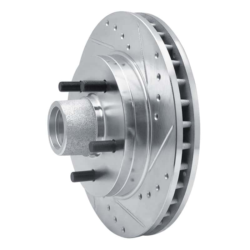 R1 Concepts — R1 1992-2002 Chevrolet Express 1500 Front Right Drilled & Slotted Silver Brake Rotor
R1 Brake Rotor Drill - view 2