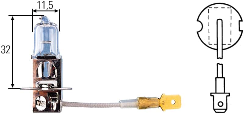 Hella — Hella Bulb H3 12V 100W Ylw Str
BULB H3 12V 100W YLW - view 25