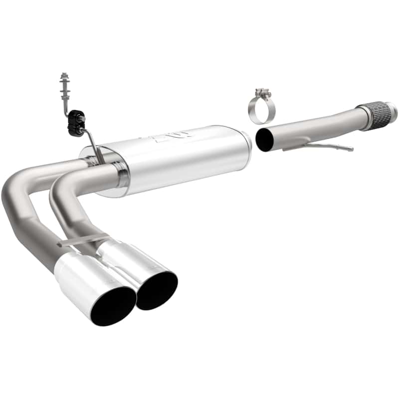 Magnaflow — Magnaflow 14 Chev Silverado V8 5.3L CC/EC Dual Same Side Before P/S Tire Exit SS Cat Back Perf Exh
Cat-Back - view 2