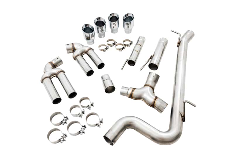 AWE Tuning — AWE Tuning Audi 8V S3 Track Edition Exhaust w/Chrome Silver Tips 102mm
Track Exhaust - view 3