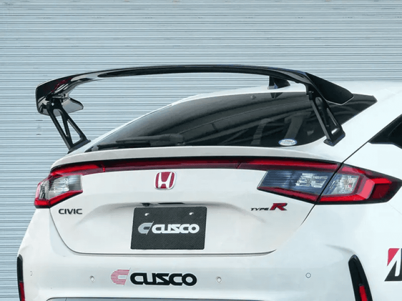 Cusco — Cusco 23+ Honda Civic Type-R (FL5) Bolt-on/OE Replacement High Position Rear Wing Stay/Bracket Set - view 4