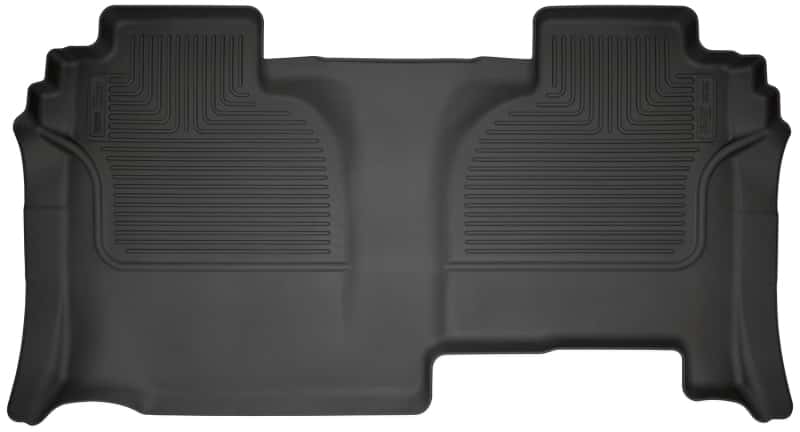 Husky Liners — Husky Liners 20-24 Chevrolet Silverado 2500/3500HD DC WeatherBeater 2nd Seat Black Floor Liners - view 1
