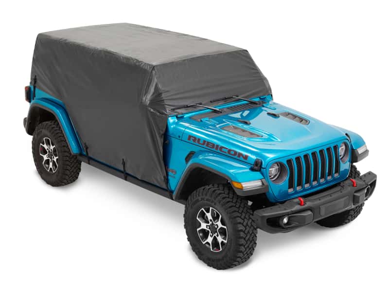Bestop — Bestop 07-18 Jeep Wrangler JK / 18-26 JL 4-Door All Weather Trail Cover (Black Hard Top)
Trail Cover - view 1