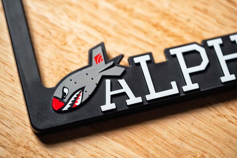AMS — AMS Performance AMS / Alpha Army License Plate Frame
License Plate Frame - view 2
