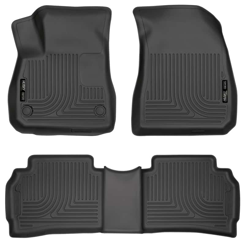 Husky Liners — Husky Liners 2016 Chevy Malibu Weatherbeater Black Front & 2nd Seat Floor Liners (Footwell Coverage)
Floor Liners - view 1