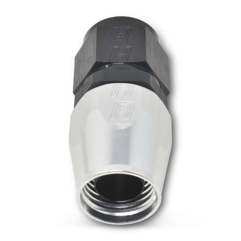 Russell — Russell Performance -4 AN Black/Silver Straight Full Flow Hose End
Hose Fitting - view 4