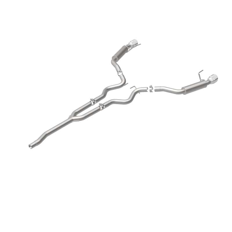 Magnaflow — MagnaFlow Cat-Back 15-16 Ford Mustang 2.3L L4 Competition SS 3in Dual Split Rear 4.5in Black Tips
Cat-Back - view 15