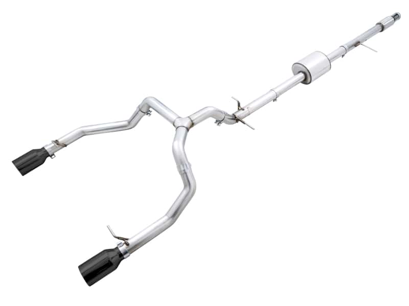 AWE Tuning — AWE Tuning 4th Gen GM 1500 5.3L 0FG Catback Split Rear Exit (Flat Bumper) - Dual Diamond Tips
0FG Catback - view 1