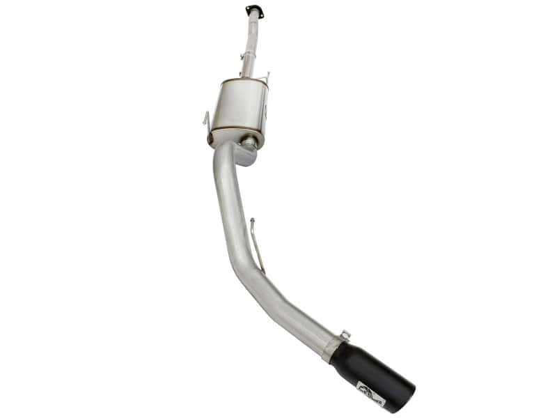 aFe — aFe MACHForce XP SS Exhaust 3in to 3.5in Cat-Back w/ Black Tip 15 Ford F-150 EcoBoost V6 2.7/3.5Ltt
Cat-Back Exhaust - view 2