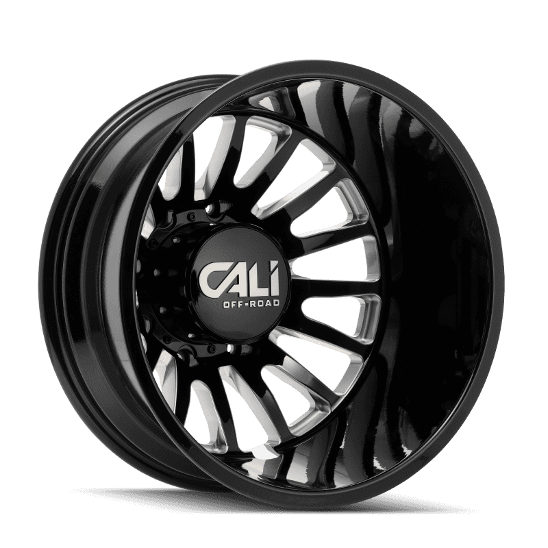 Cali Off-Road — Cali Off-Road 9110D Summit Dually 22x8.25 / 8x200 BP / -192mm Offset / 142mm Hub Gls Blk Mill Wheel
9110D - view 3