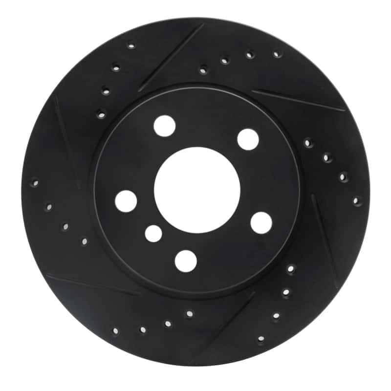 R1 Concepts — R1 14-21 BMW i3 Front Left Drilled & Slotted Black Brake Rotor
R1 Brake Rotor Drill - view 1