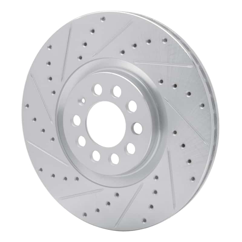 R1 Concepts — R1 00-06 Audi TT Front Left Drilled & Slotted Silver Brake Rotor
R1 Brake Rotor Drill - view 2