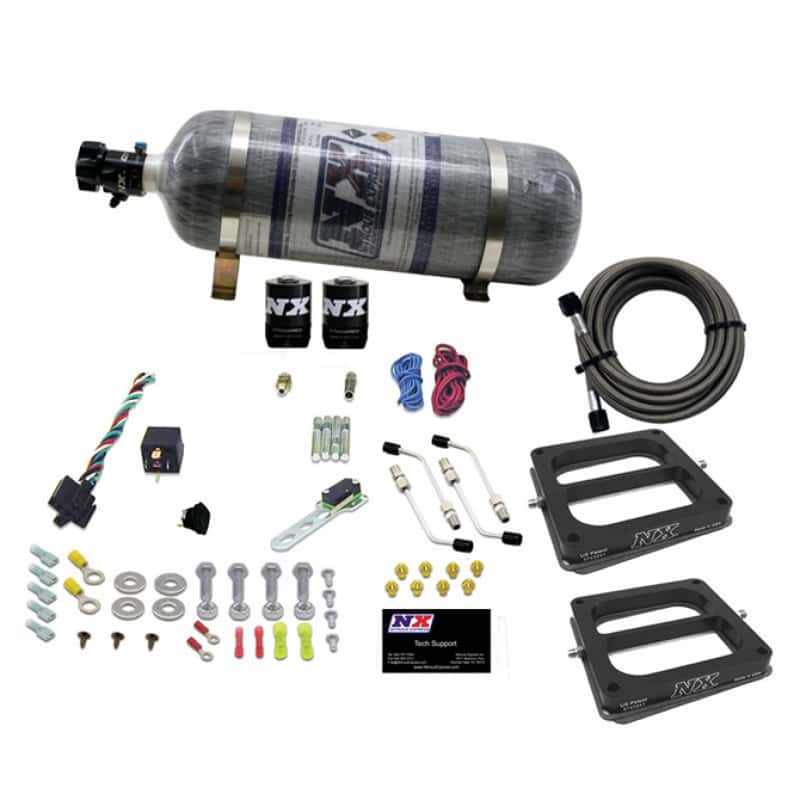 Nitrous Express — Nitrous Express Dual Dom/Gas Nitrous Kit (100-500HP) w/Composite Bottle
Injection System Kit
N2OSys - view 2