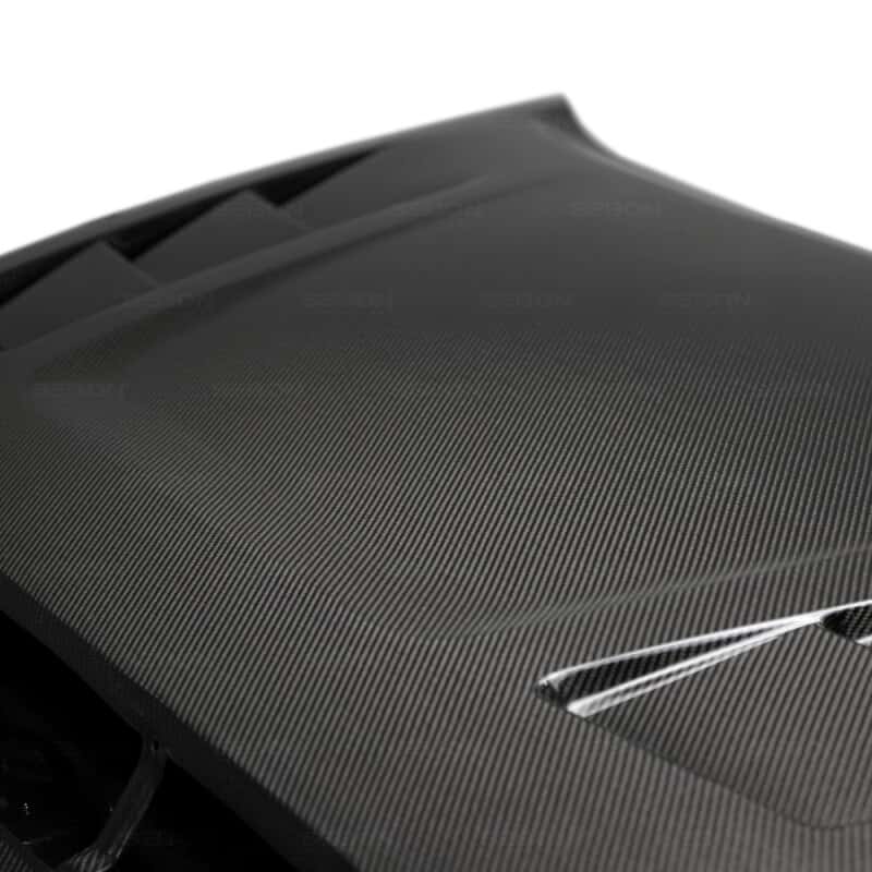 Seibon — Seibon 14-20 Toyota Tundra TS-Style Carbon Fiber Hood - view 7