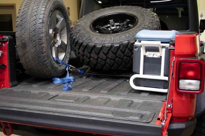 Fishbone Offroad — Fishbone Offroad 2020+ Jeep Gladiator JT In-Bed Tire Carrier - view 11