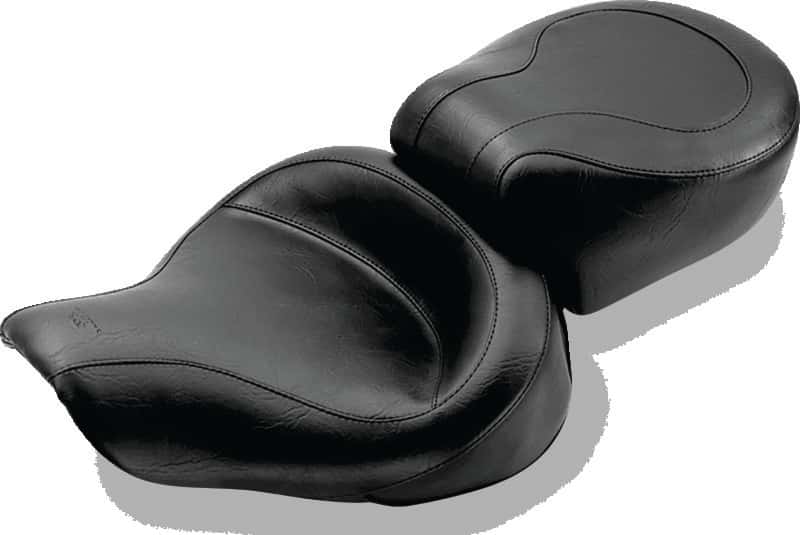 Mustang Motorcycle — Mustang 91-05 Harley Dyna Wide Touring 1PC Seat - Black - view 1