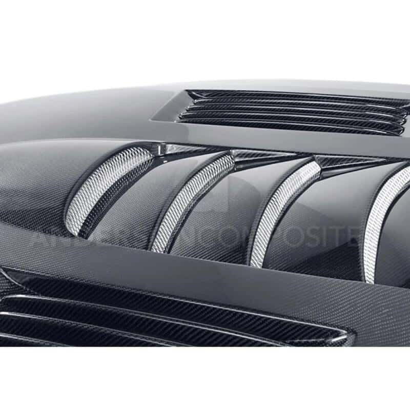 Anderson Composites — Anderson Composites 10-14 Ford Mustang/Shelby GT500 and 2013-2014 GT/V6 Type-SS Hood - view 6