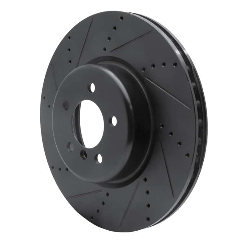 R1 Concepts — R1 13-20 BMW 440I Gran Coupe Front Left Drilled & Slotted Black Brake Rotor
R1 Brake Rotor Drill - view 2