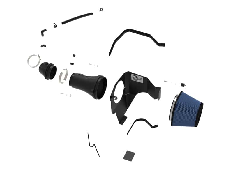 aFe — aFe 17-18 Dodge Challenger/Charger Magnum FORCE Stage-2XP Cold Air Intake System w/Pro DRY S- Black
Magnum FORCE Intake - view 2