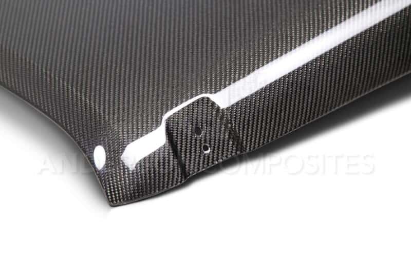 Anderson Composites — Anderson Composites 07-12 Jeep Wrangler Type-OE Hood - view 5