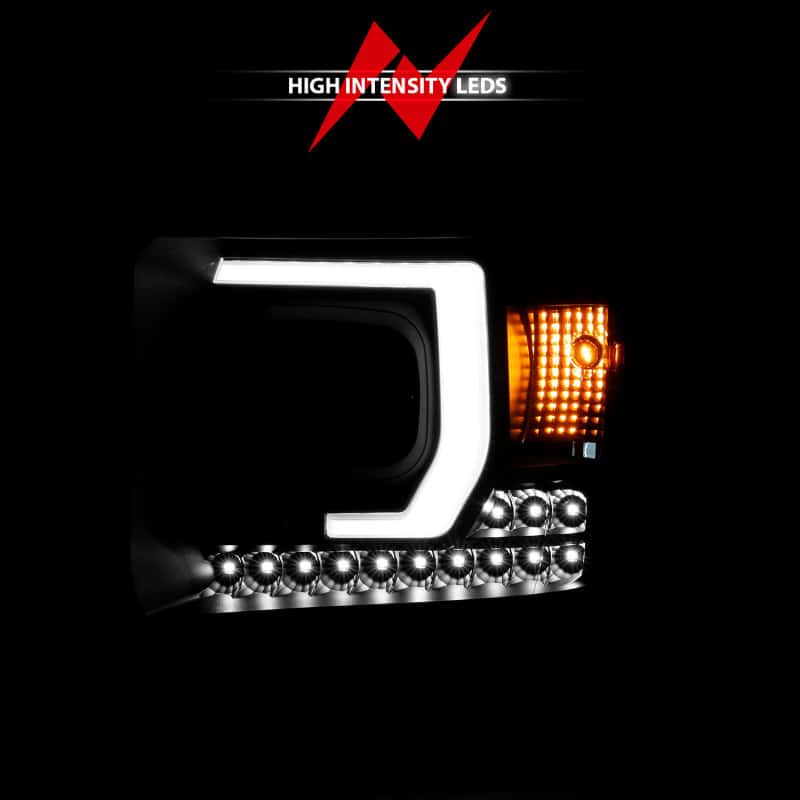 ANZO — ANZO 2014-2015 GMC Sierra 1500HD Projector Plank Style Headlight Black W/ DRL
Head Light Set
HdLtSet - view 12