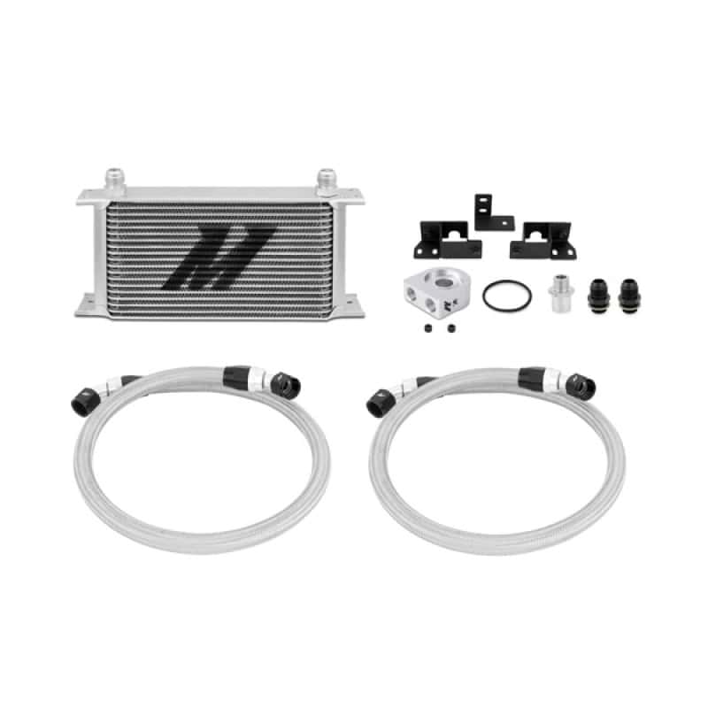 Mishimoto — Mishimoto 07-11 Jeep Wrangler JK Oil Cooler Kit - Silver - view 3