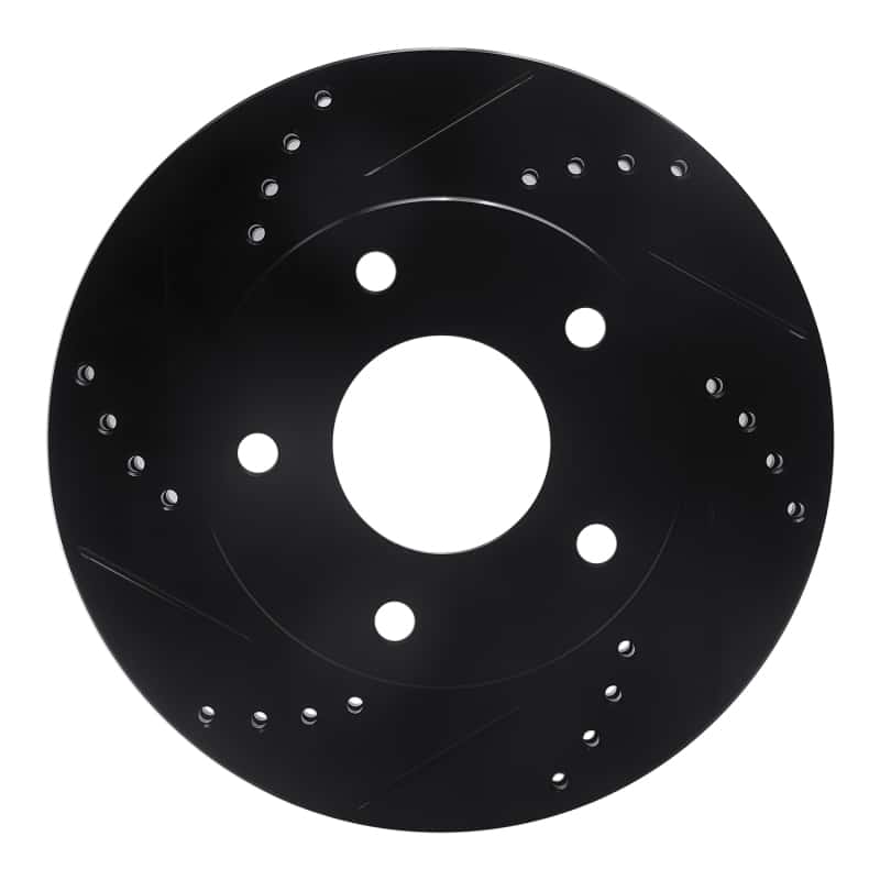 R1 Concepts — R1 79-98 Buick Riviera Front/Rear Left Drilled & Slotted Black Brake Rotor
R1 Brake Rotor Drill - view 1