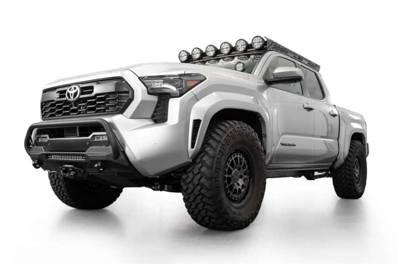 Addictive Desert Designs — Addictive Desert Designs2024+ Toyota Tacoma Stealth Center Mount Winch Front Bumper w/ Top Hoop
Bumper- Front - view 3