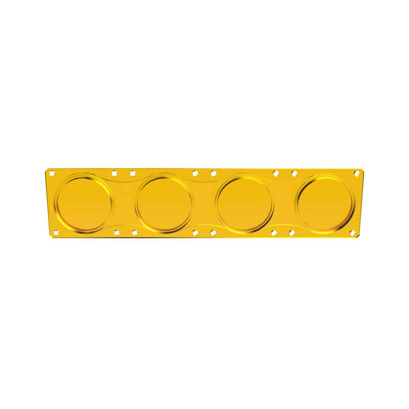 KC HiLiTES — KC HiLiTES FLEX ERA LED Performance Yellow Spot Beam Lens for Light Bars - view 1