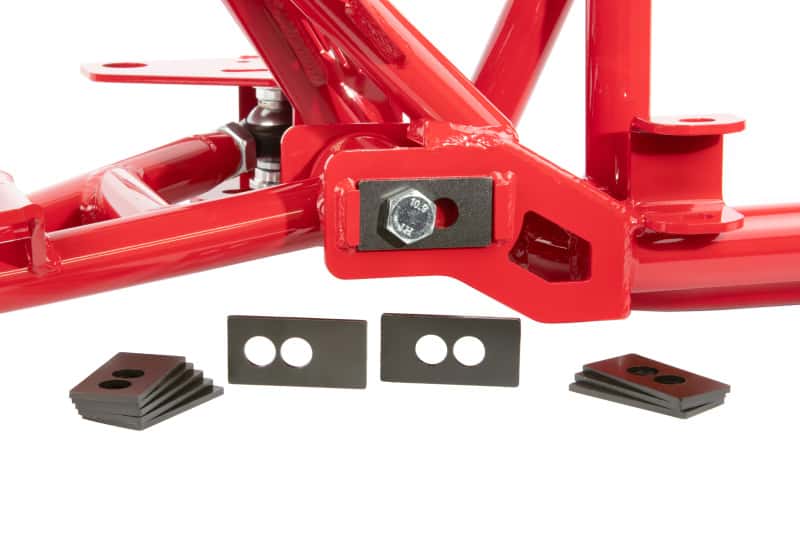 UMI Performance — UMI Performance 98-02 GM F-Body K-Member LSX Rr Roll Center Increase- Red
Road Race K-Member - view 2