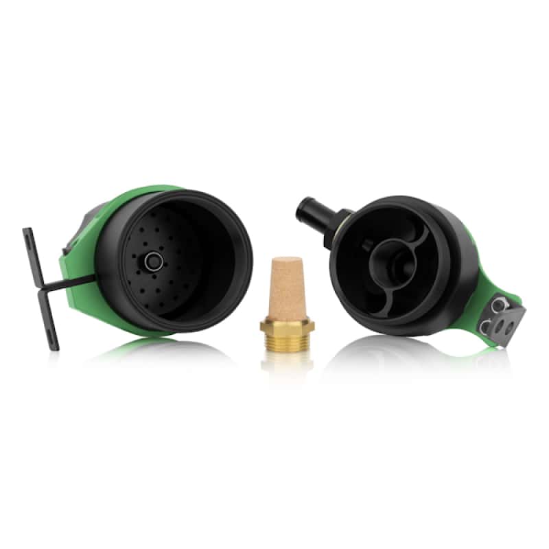 Mishimoto — Mishimoto Universal Baffled Oil Catch Can - Green - view 7