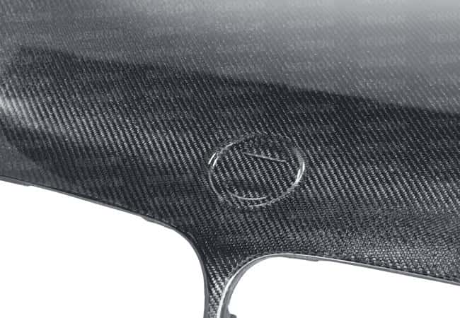 Seibon — Seibon 02-05 BMW 3 Series 4dr E46 (Manuf Date 7/02-7/06 Models Only) OEM-Style Carbon Fiber Hood - view 8
