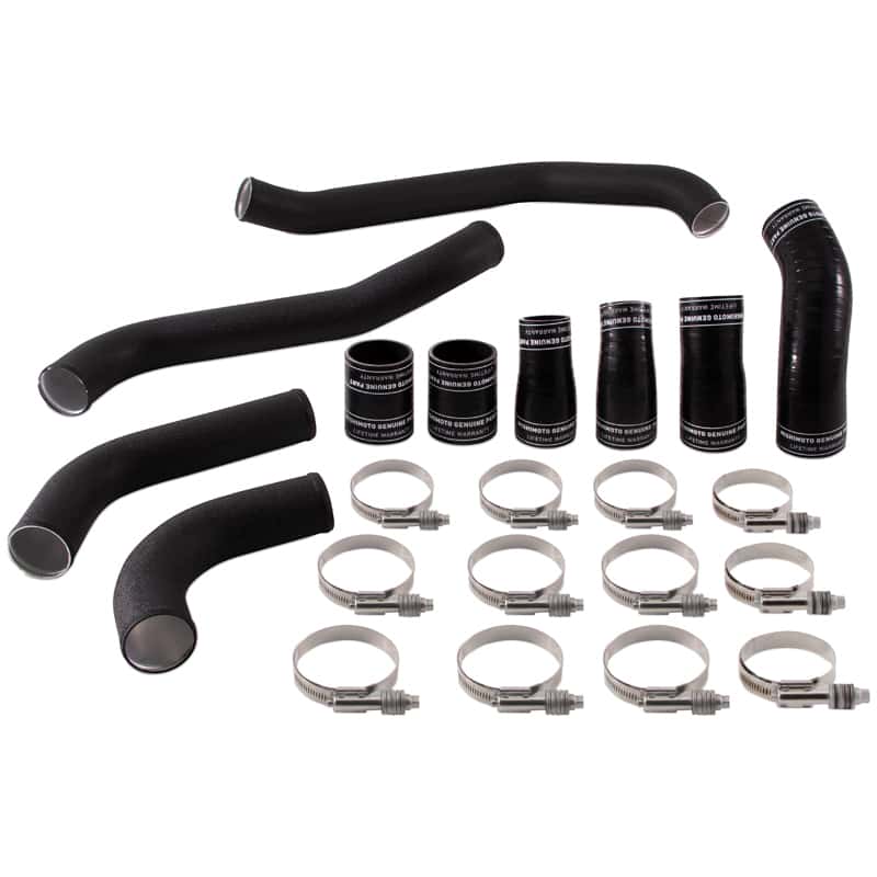 Mishimoto — Mishimoto 2017+ Ford F150 3.5L EcoBoost Hot-Side Intercooler Pipe Kit - Wrinkle Black
Intercooler Pipe Kit - view 1