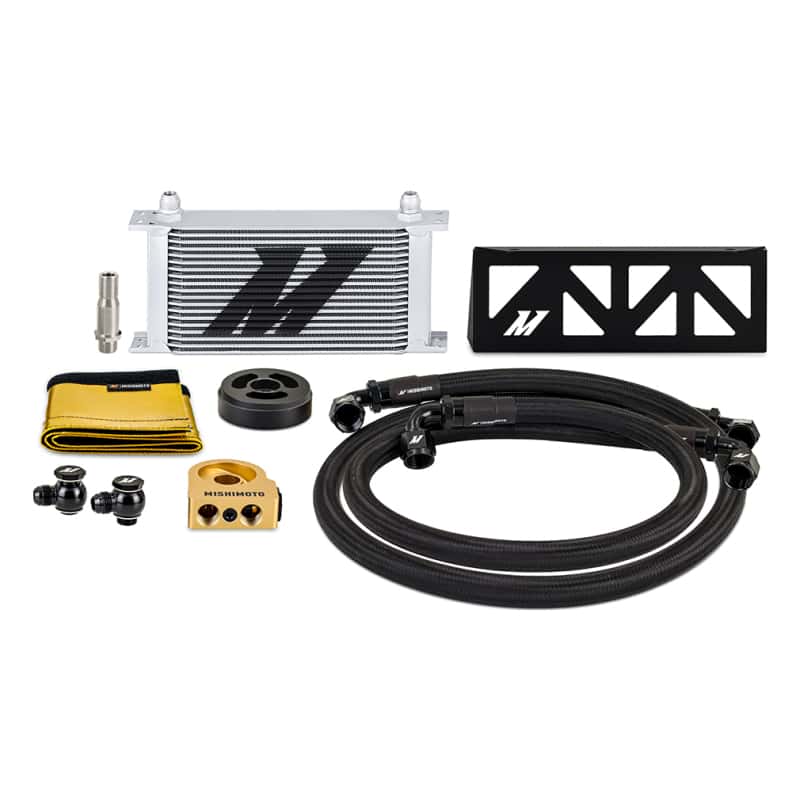 Mishimoto — Mishimoto 22+ Subaru BRZ/Toyota GR86 Oil Cooler Kit Thermostatic - Silver
Engine Oil Cooler - view 1