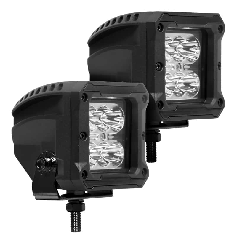 Go Rhino — Go Rhino Xplor Bright Series Cube LED Spot Light Kit (Surface/Threaded Stud Mount) 3x3 - Blk (Pair)
Bright-3x3 Light Kit - view 4