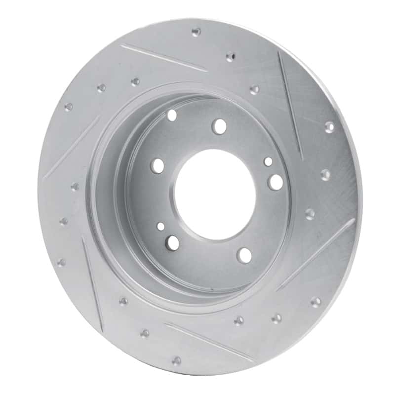 R1 Concepts — R1 05-20 Hyundai TUCSON Rear Left Drilled & Slotted Silver Brake Rotor
R1 Brake Rotor Drill - view 4