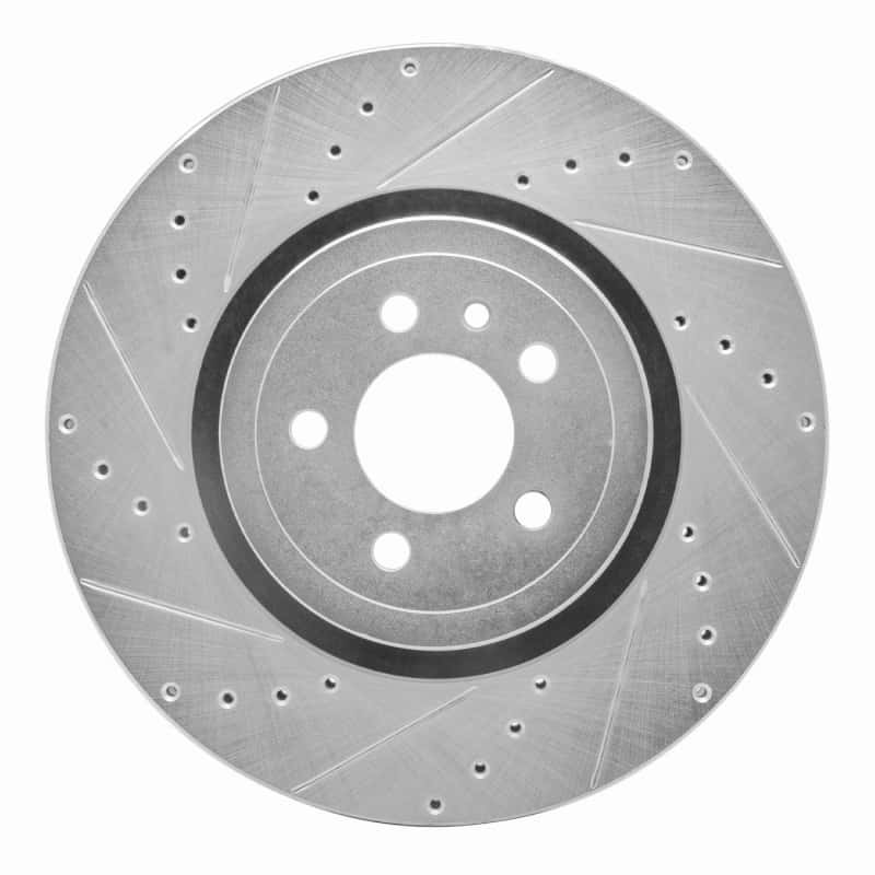 R1 Concepts — R1 14-23 Dodge Charger Front Left Drilled & Slotted Silver Brake Rotor
R1 Brake Rotor Drill - view 1