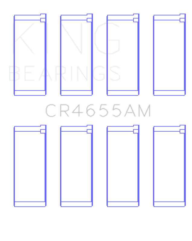 King Engine Bearings — King Engine Bearings Hyundai G4Ed/G4Ae/G4Ek/G4Fk (Size +0.75mm) Connecting Rod Bearing Set
Engine Bearing - view 1